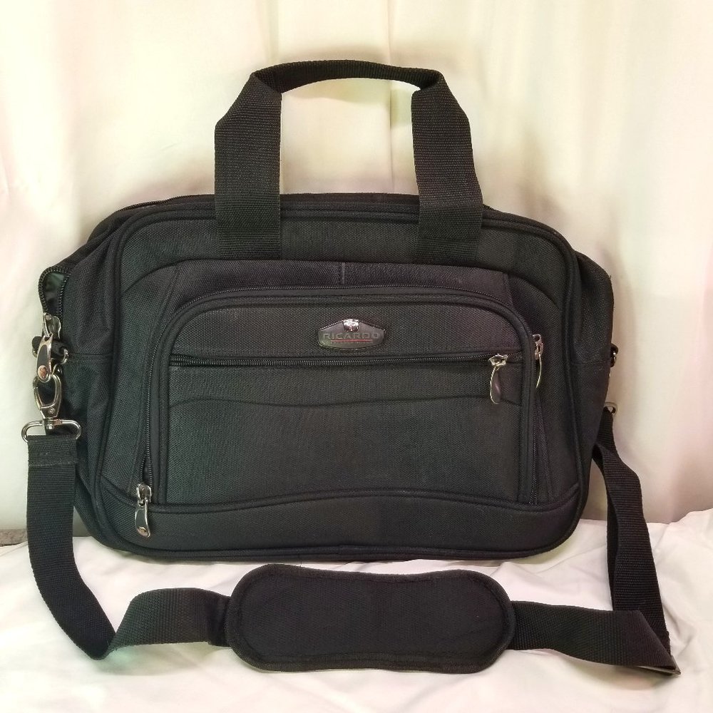 Ricardo Beverly Hills Carry-on Black Nylon Laptop Travel Bag